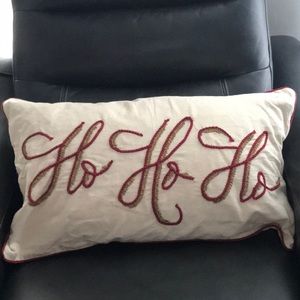 Hohoho Christmas lumber pillow cover